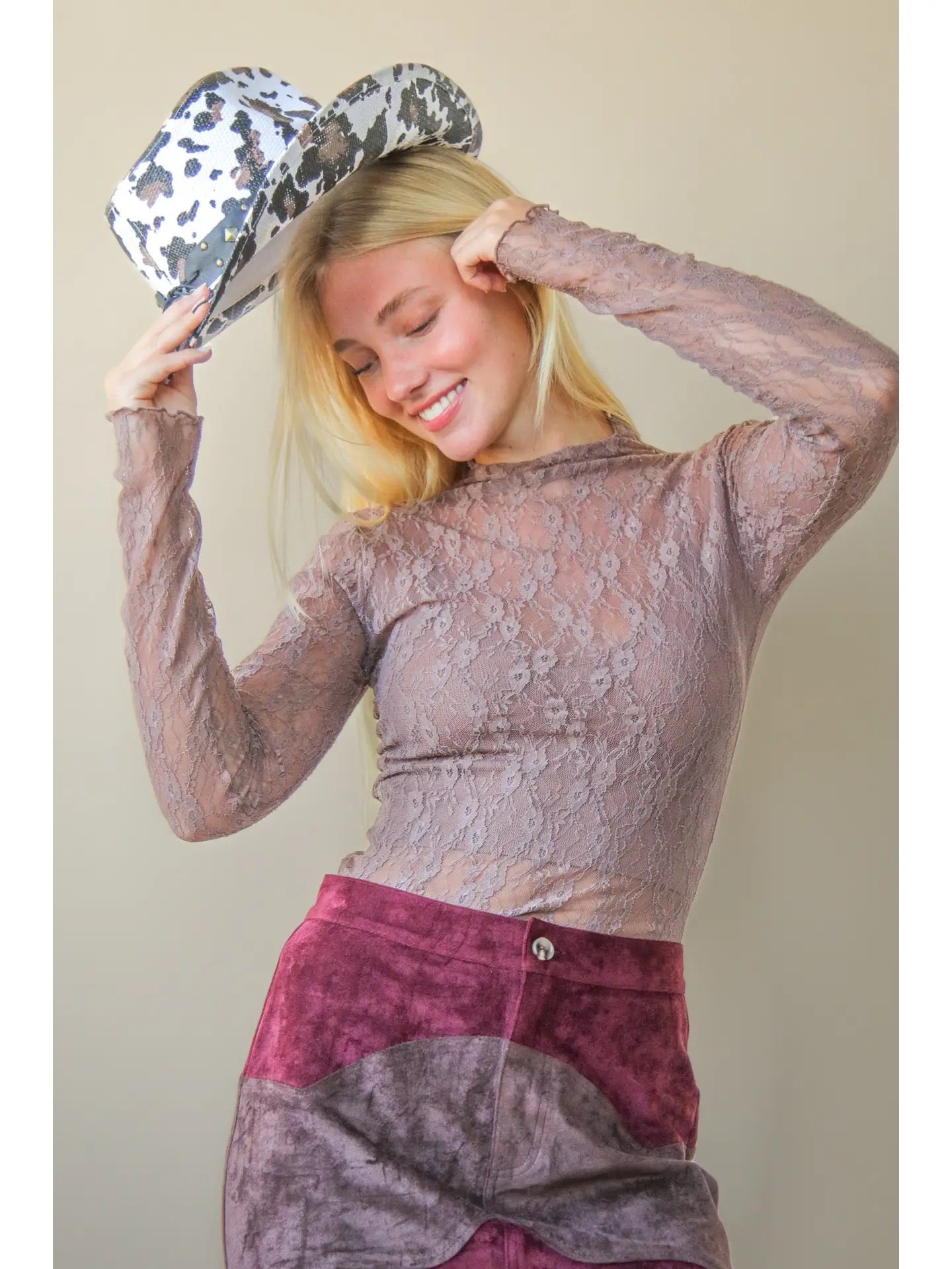 Mallory Lace Top