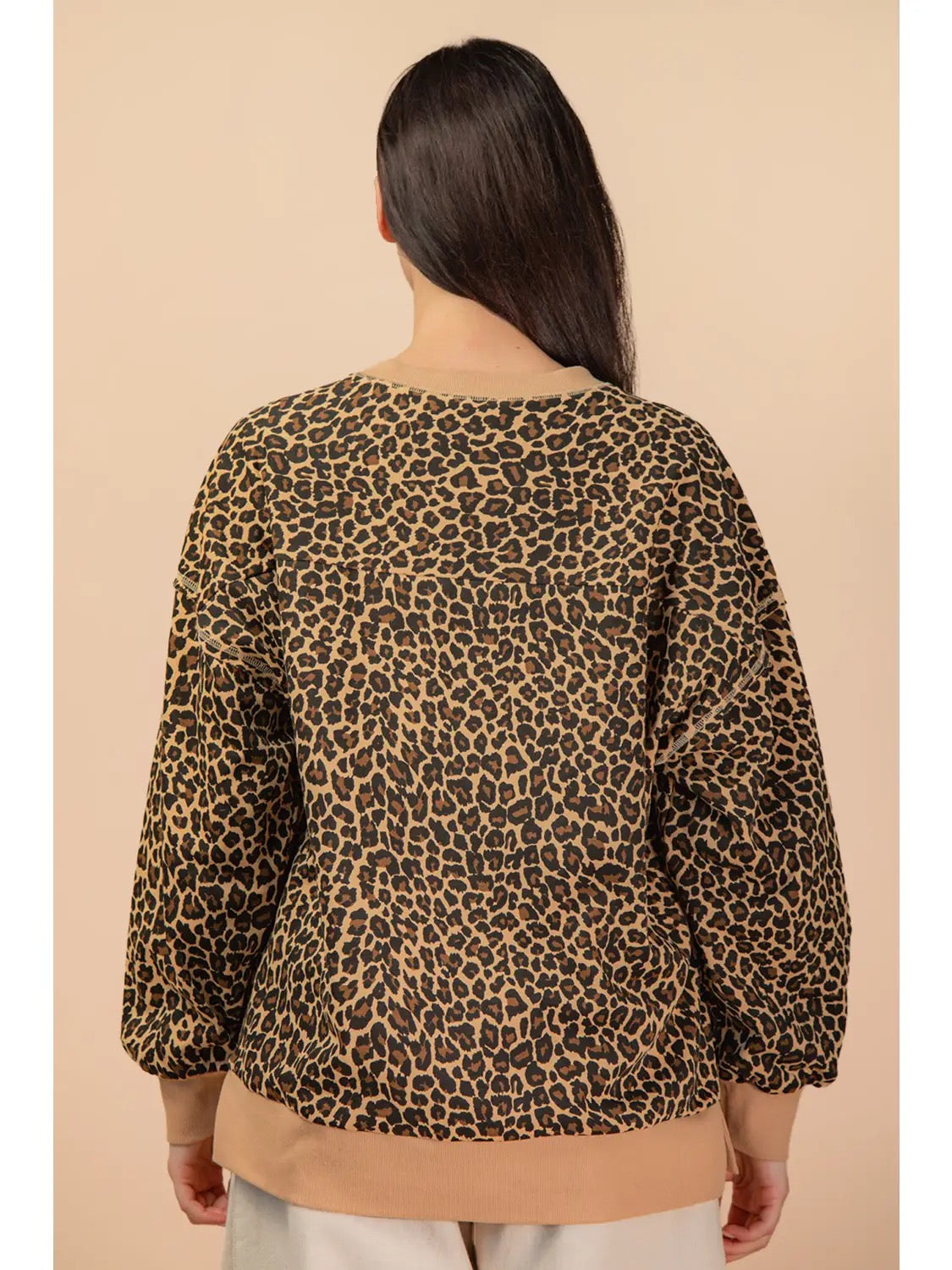 Cozy Leopard Sweatshirt