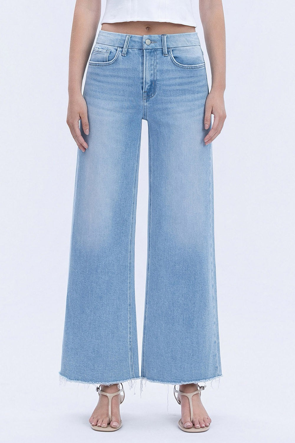 Faith Raw Hem Jeans