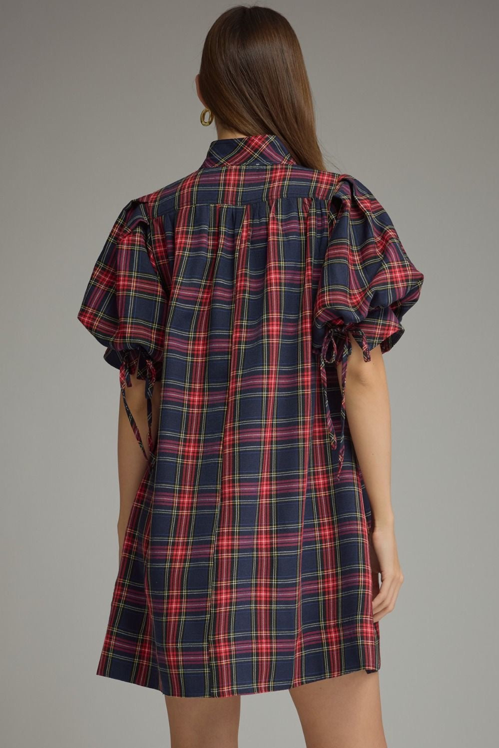 Mary Plaid Dress