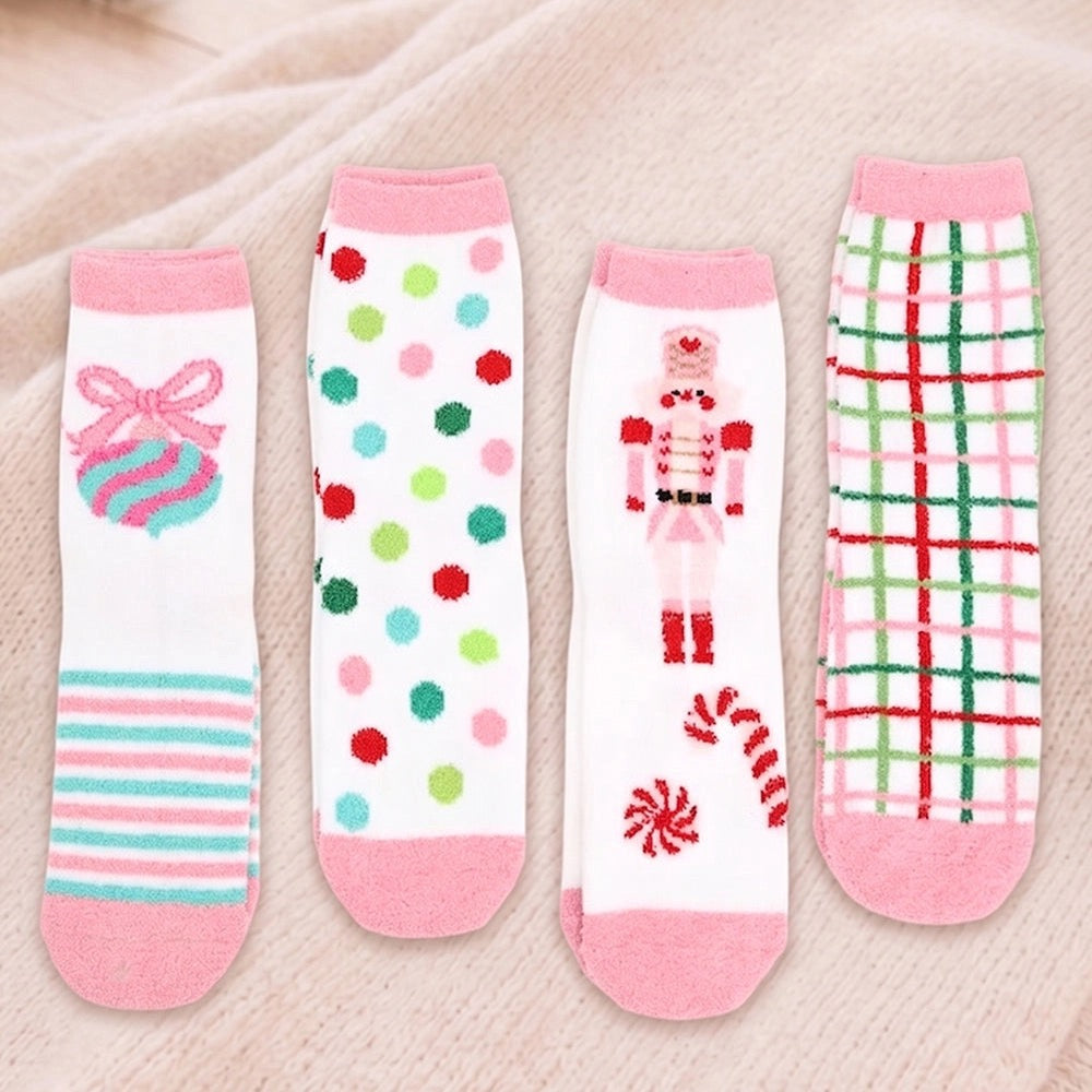 Christmas Fuzzy Socks