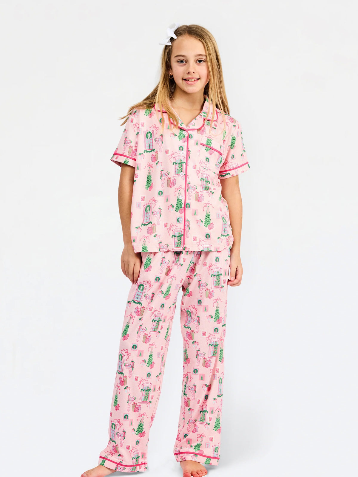 Christmas Village Kids Pjs