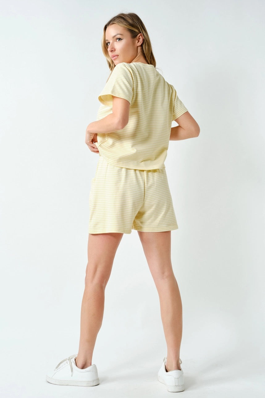 Becca Stripe Lounge Set
