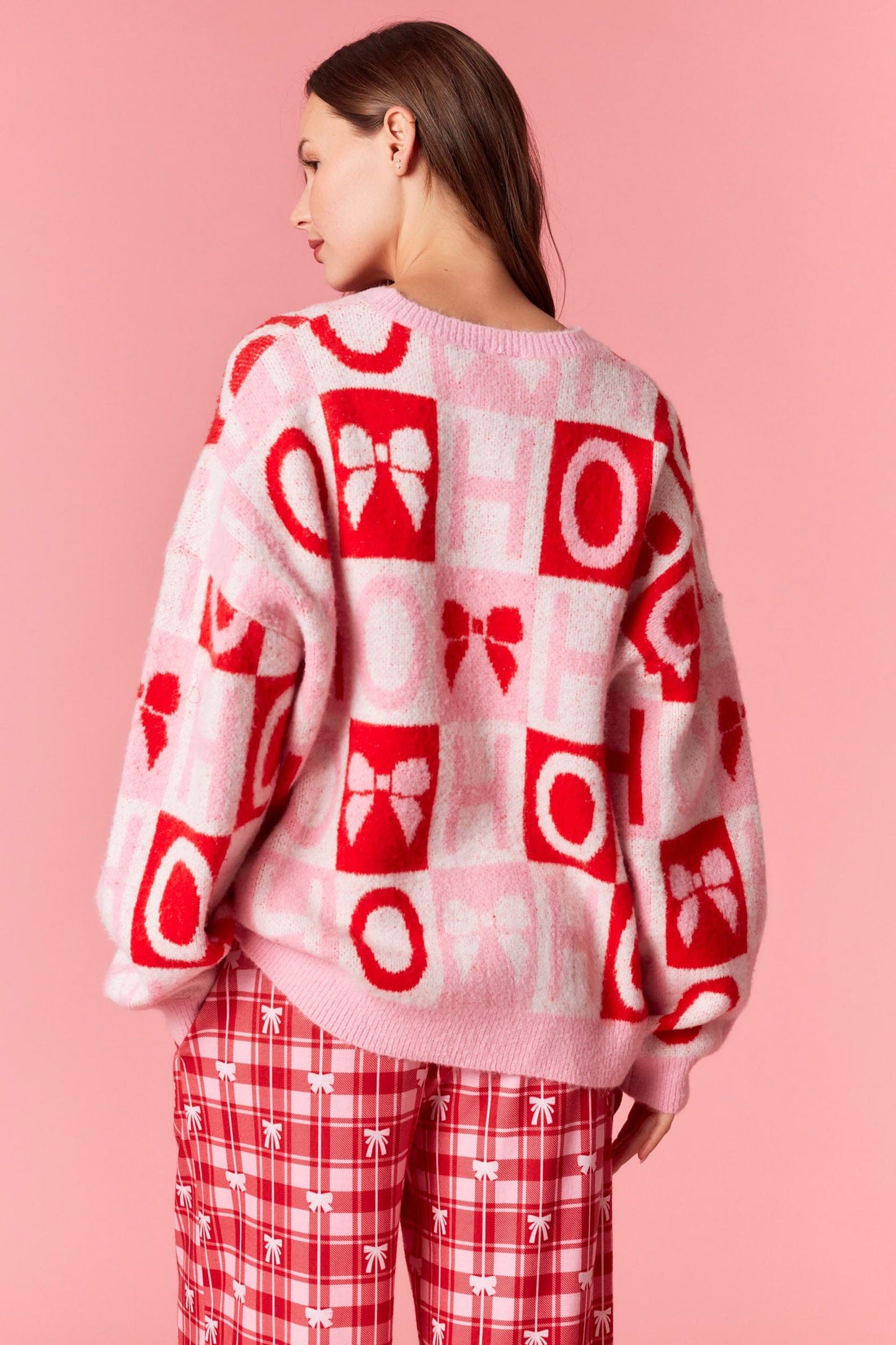 HoHoHo Bow Sweater