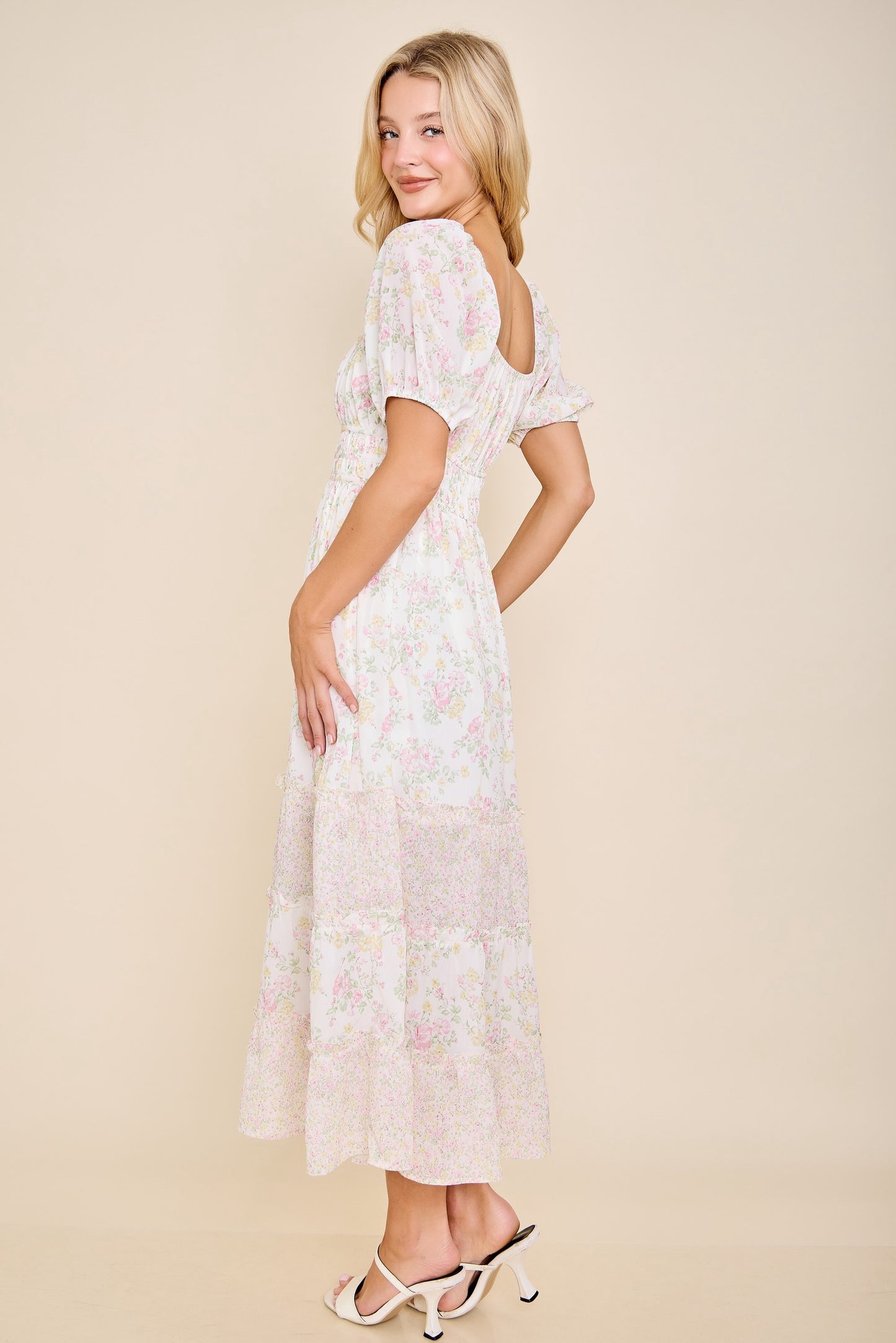 Evelyn Floral Maxi Dress