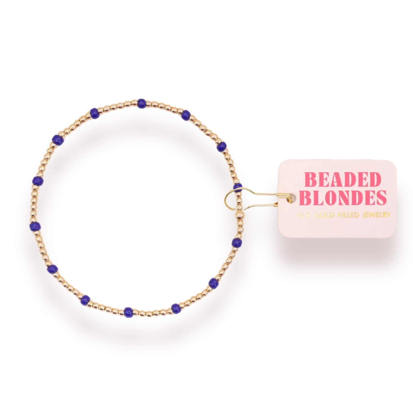 Cobalt Blue Dainty Poppi Bracelet