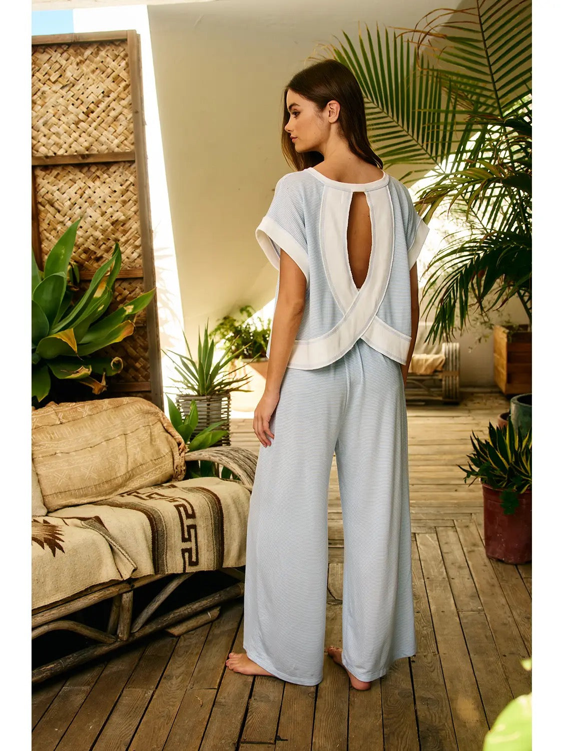 Striped Lounge Set