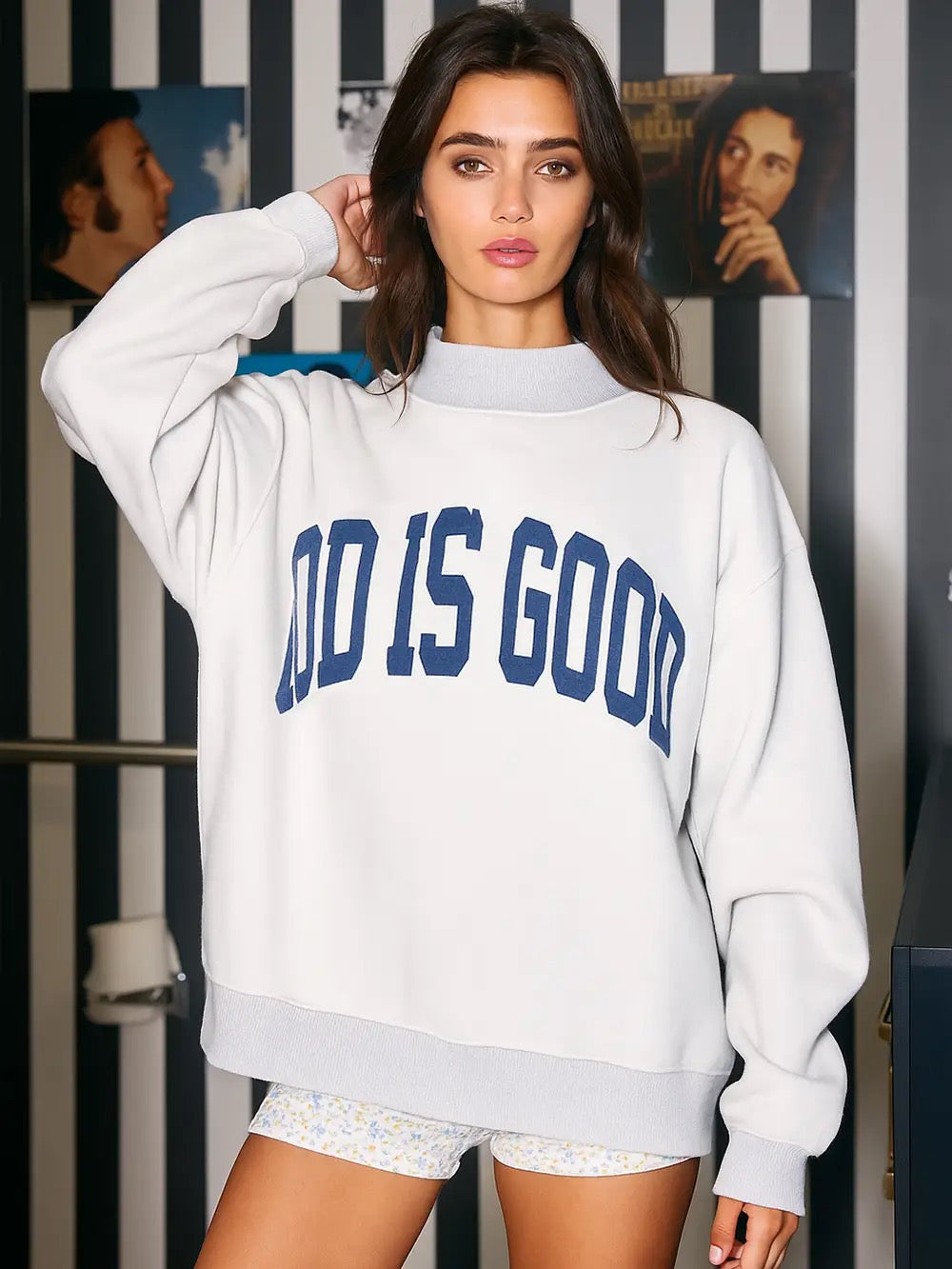 'JESUS & GOD IS GOOD' Sweatshirt