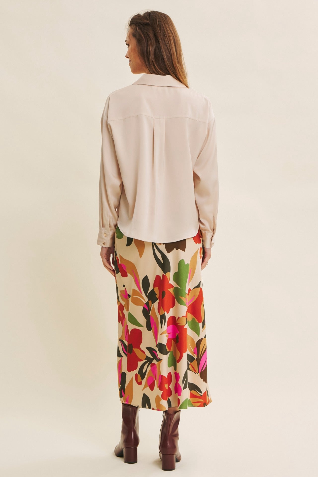 Angela Satin Top