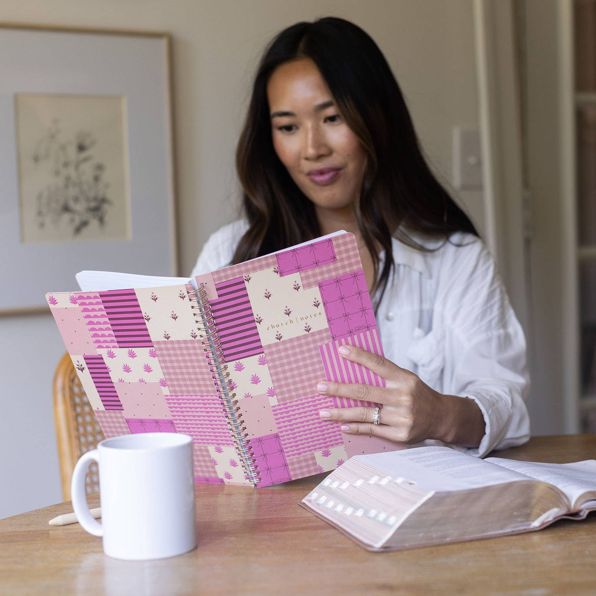 Quilted Bible Study Notebook