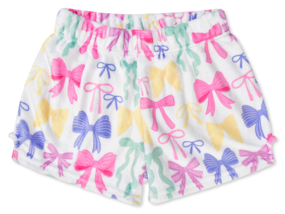 Pretty Bow Plush Shorts