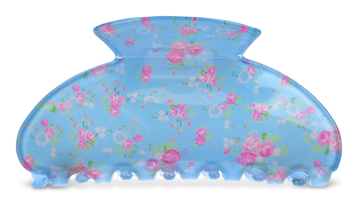Beautiful Blossom Blue Hair Clip