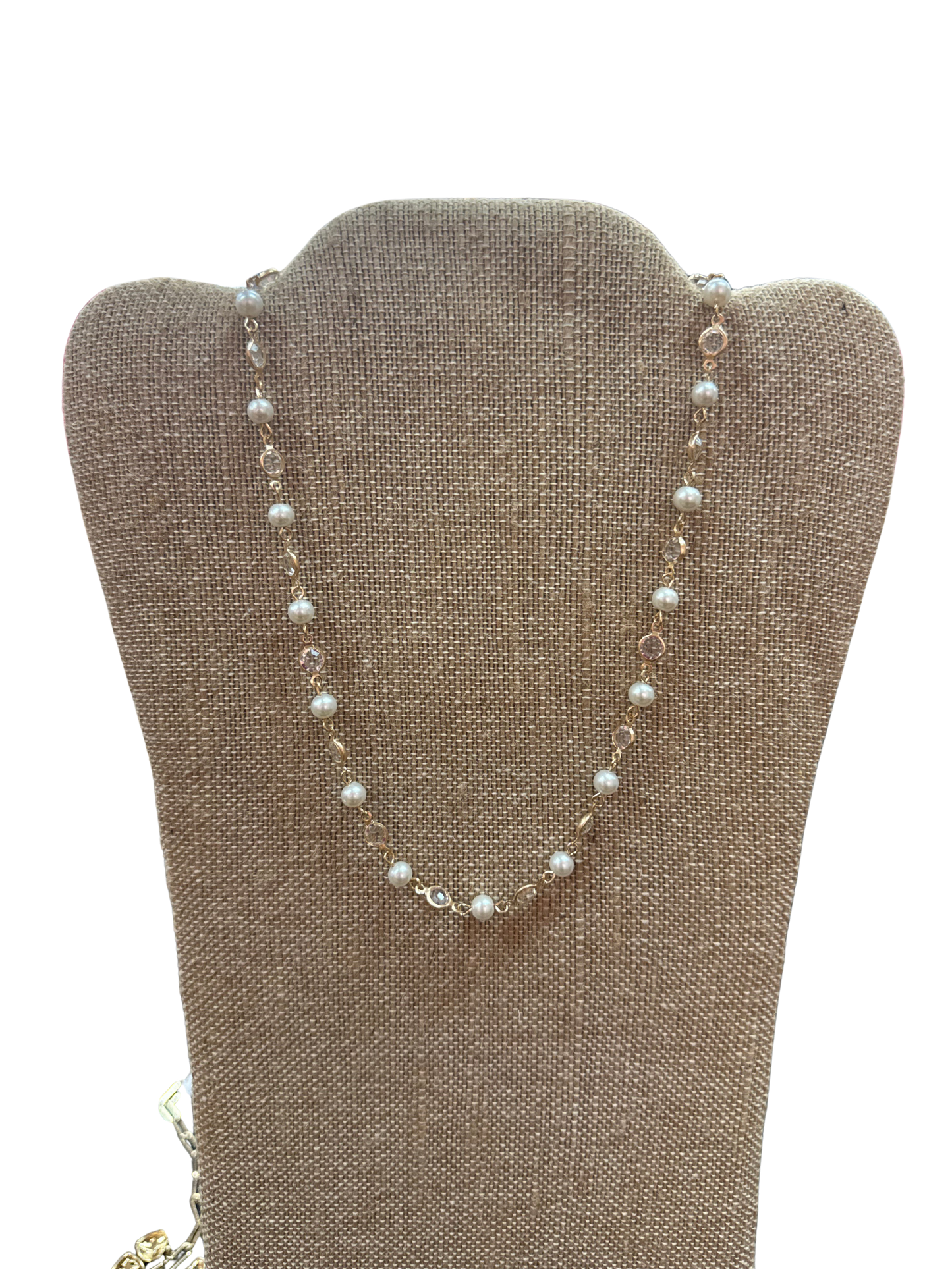 Pearl and Diamond Necklace