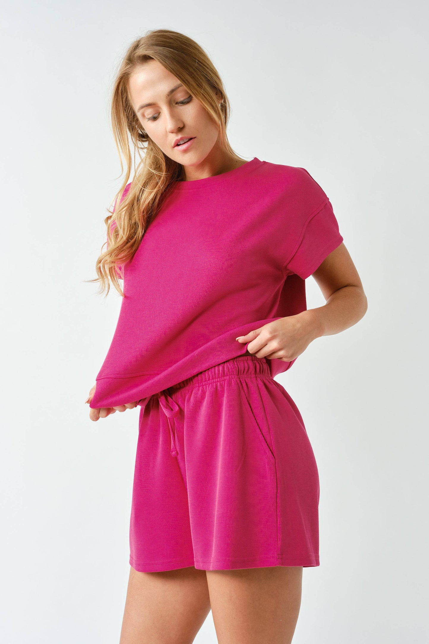 Luxe Rib Tee Set