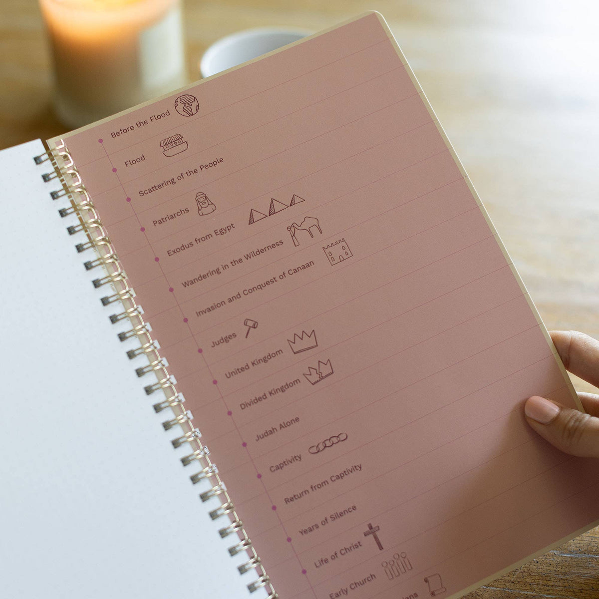 Quilted Bible Study Notebook