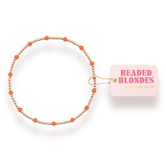 Orange Dainty Poppi Bracelet