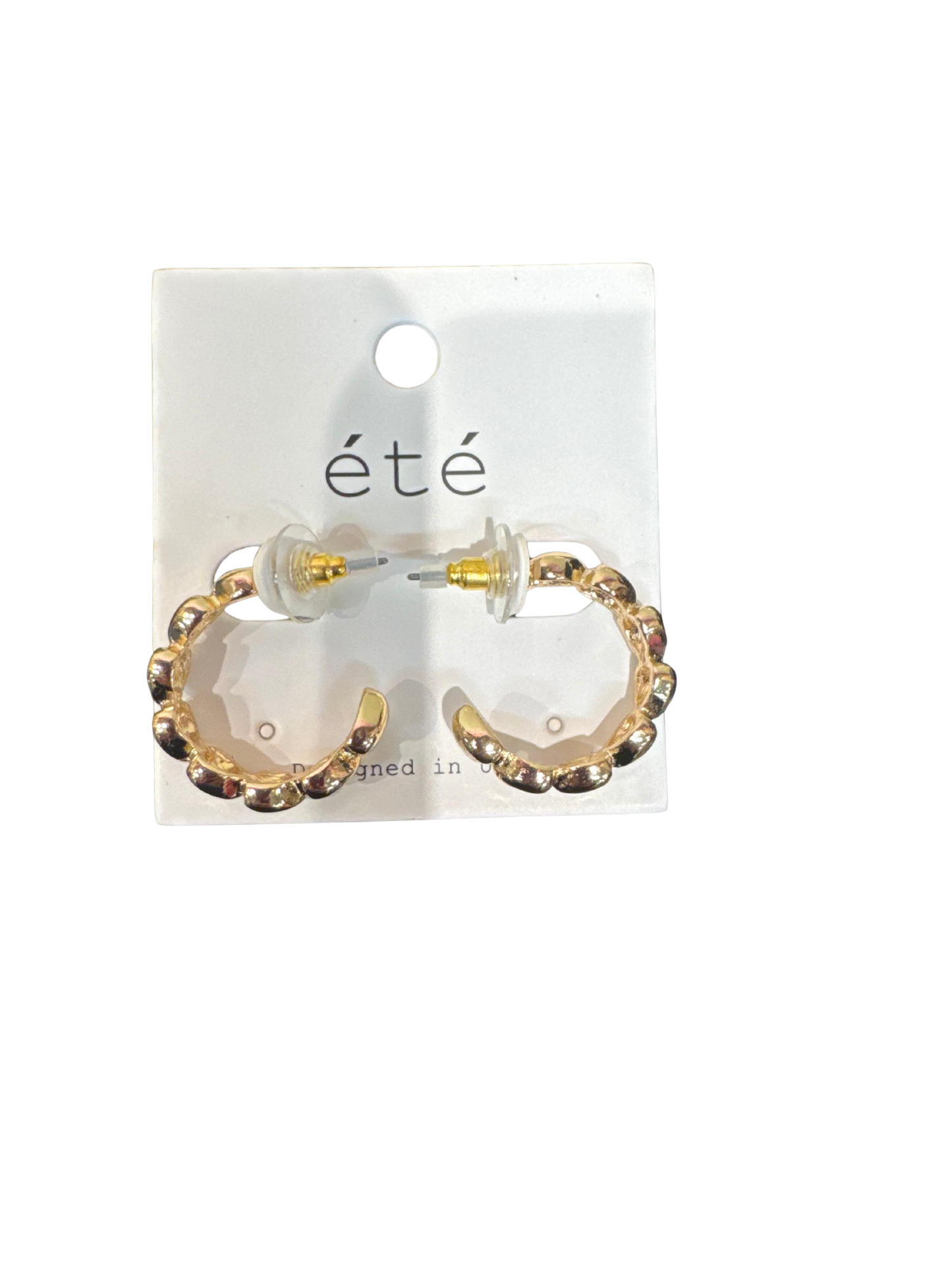 Chunky Heart Hoops