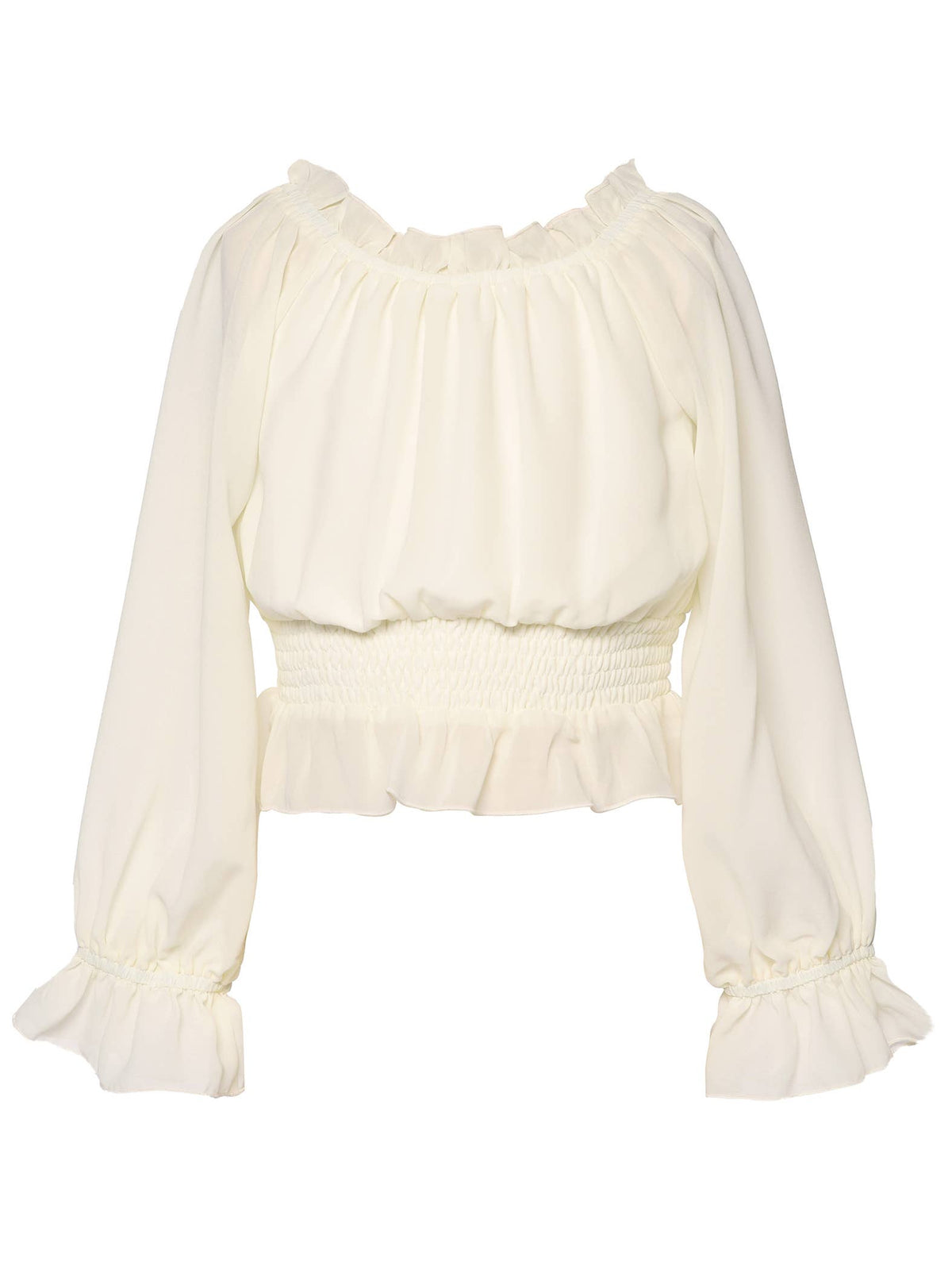 Paisley Puff Top