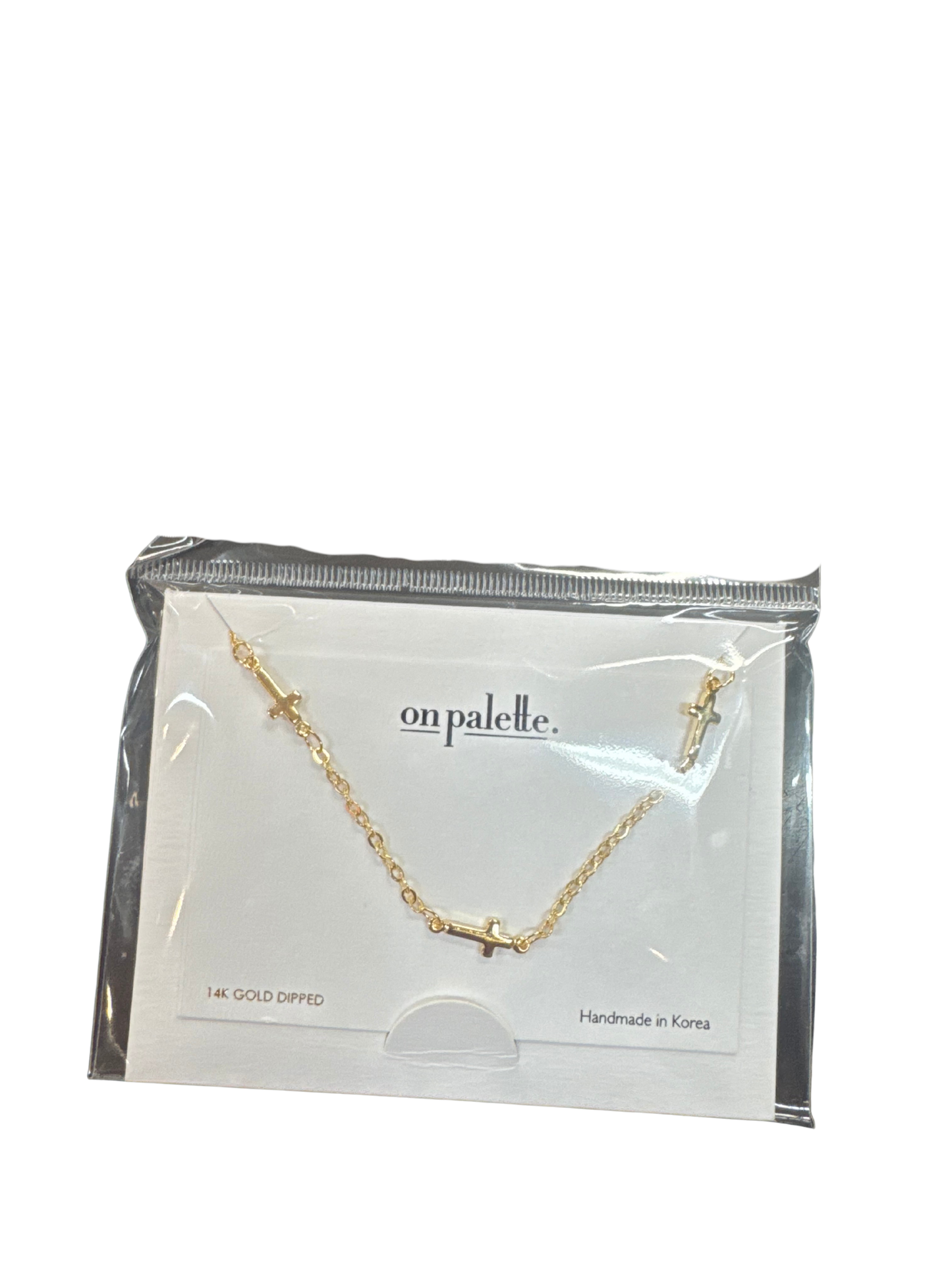 Gold Crosses Necklace