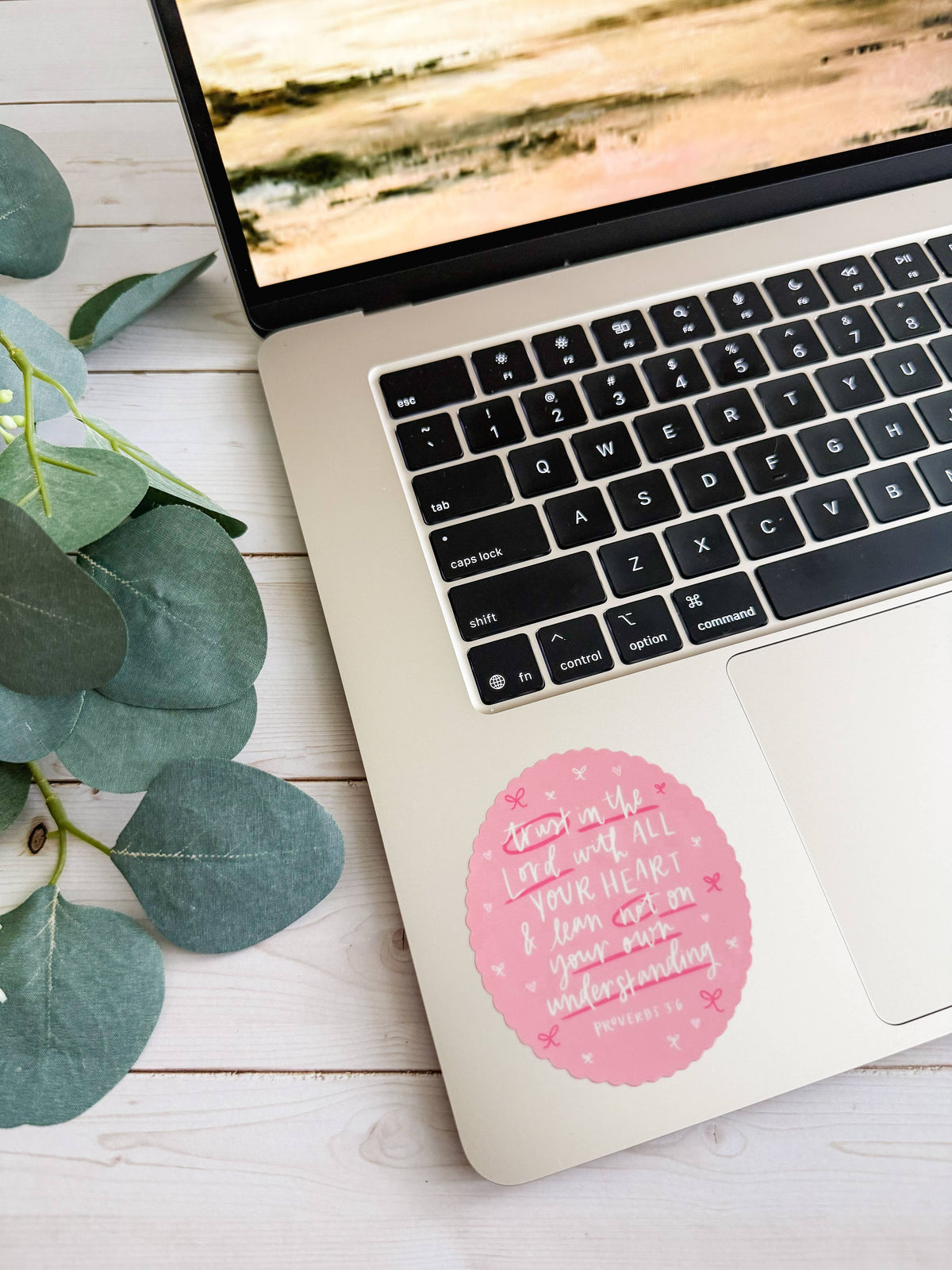 Proverbs 3:5-6 Sticker