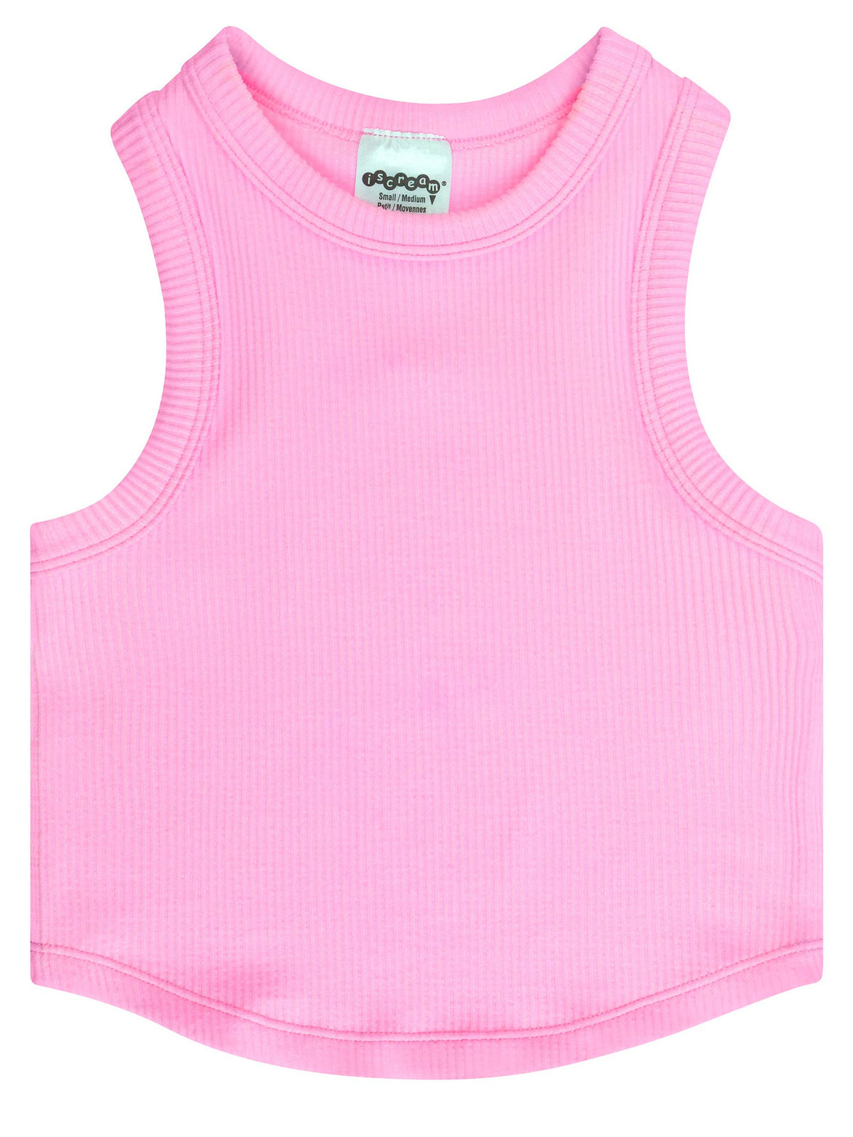 Rose Cropped Racerback Tank Top