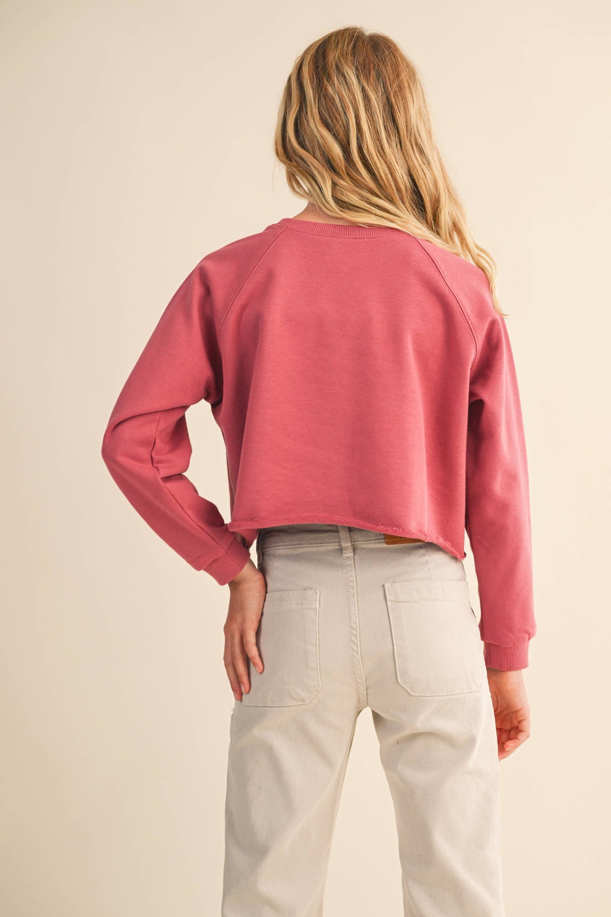 Paris Cropped Sweatshirt