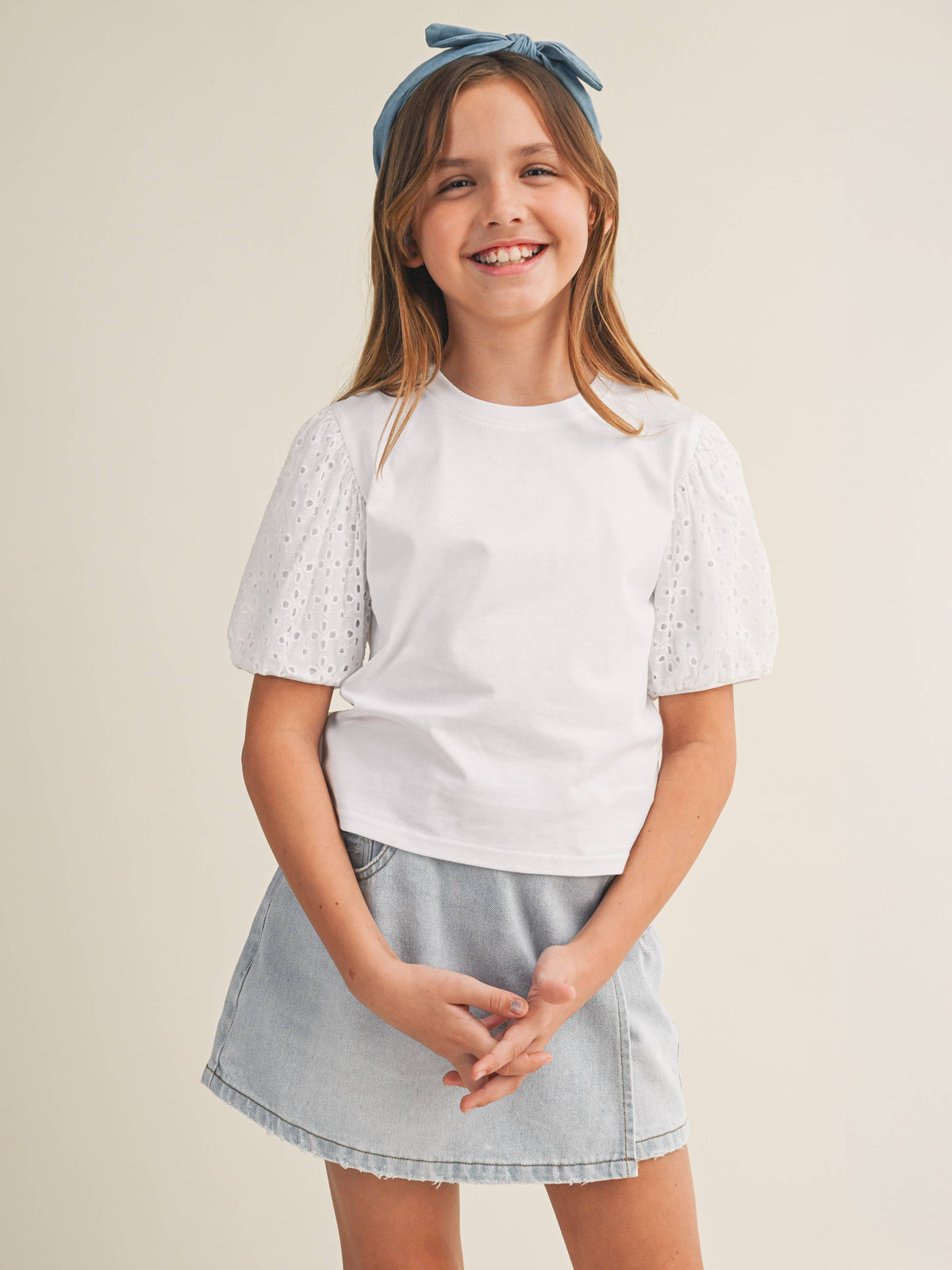Classy Denim Skort