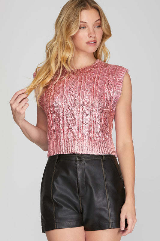 Eliza Metalic Top