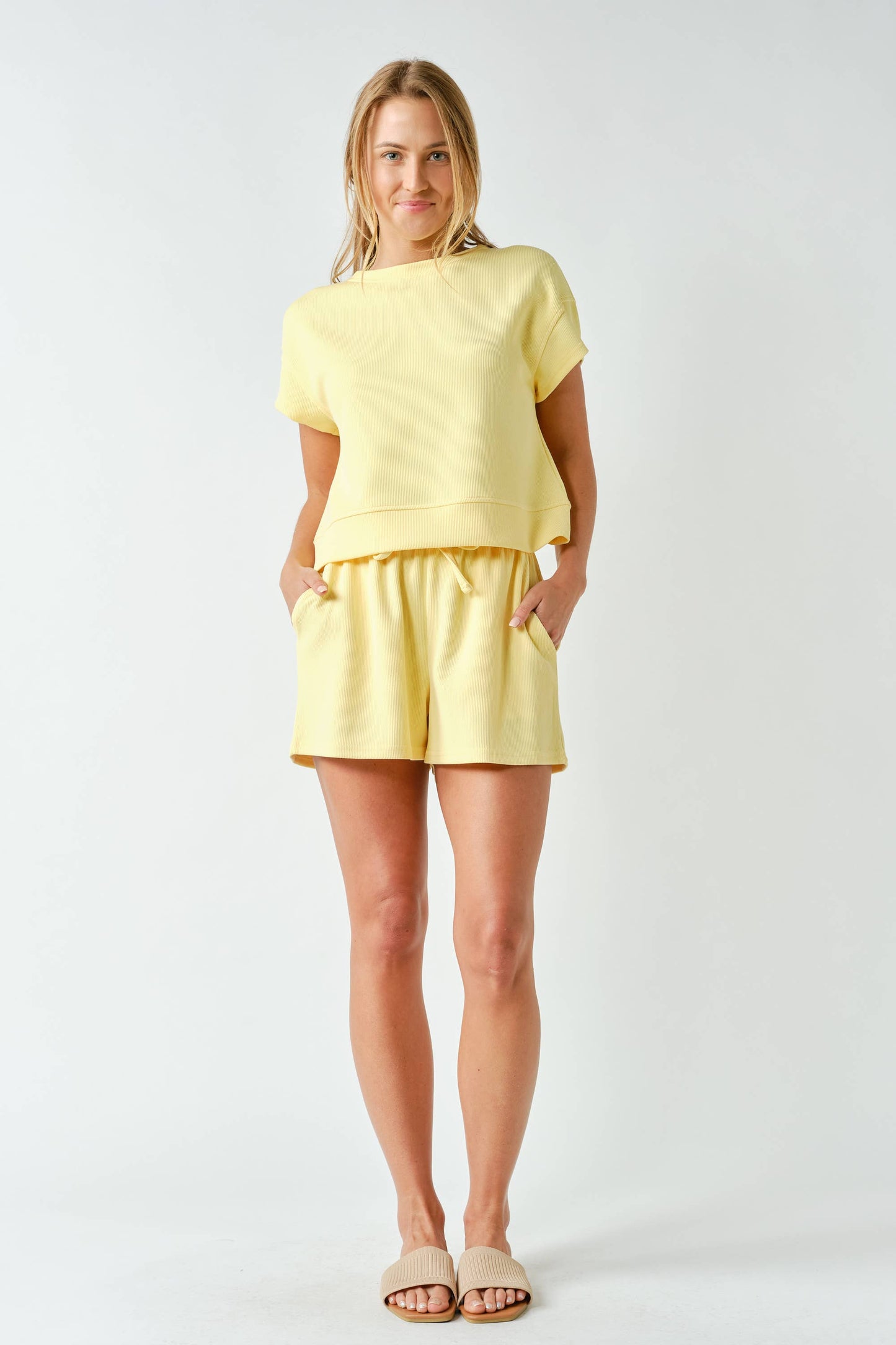 Luxe Rib Tee Set