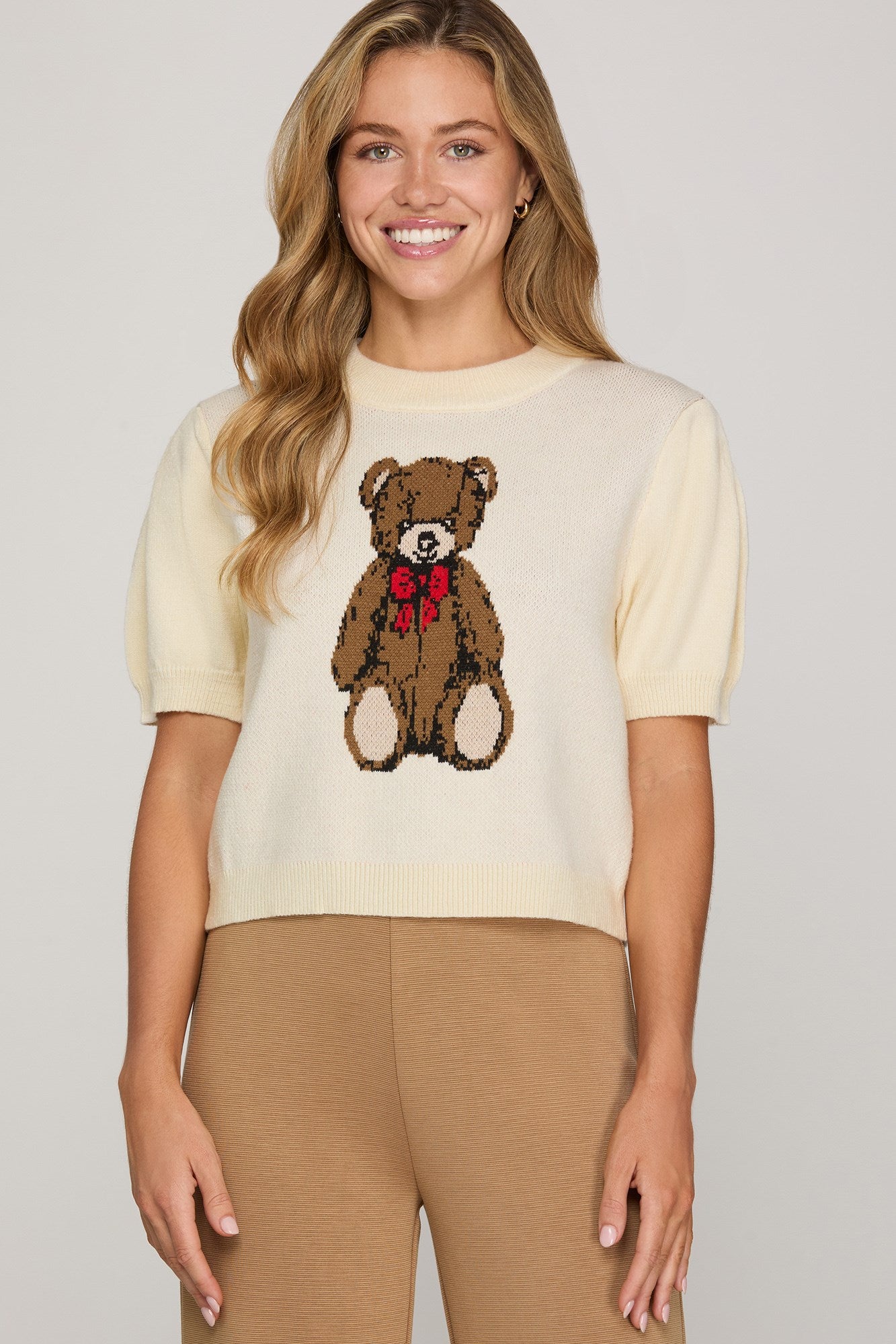 Teddy Sweater Top