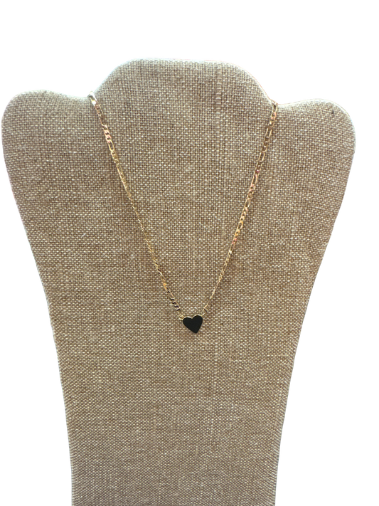 Gold & Heart Chain
