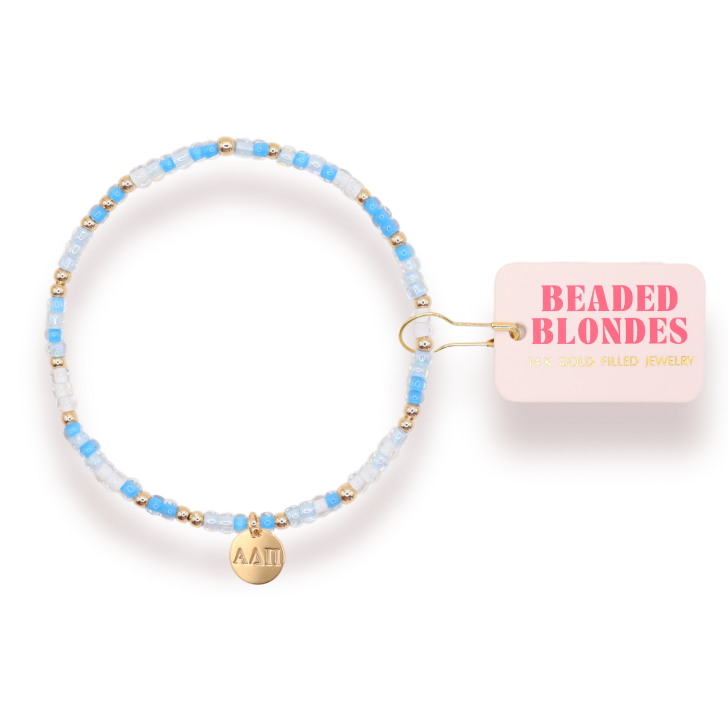 Alpha Delta Pi Sprinkle Charm Bracelet