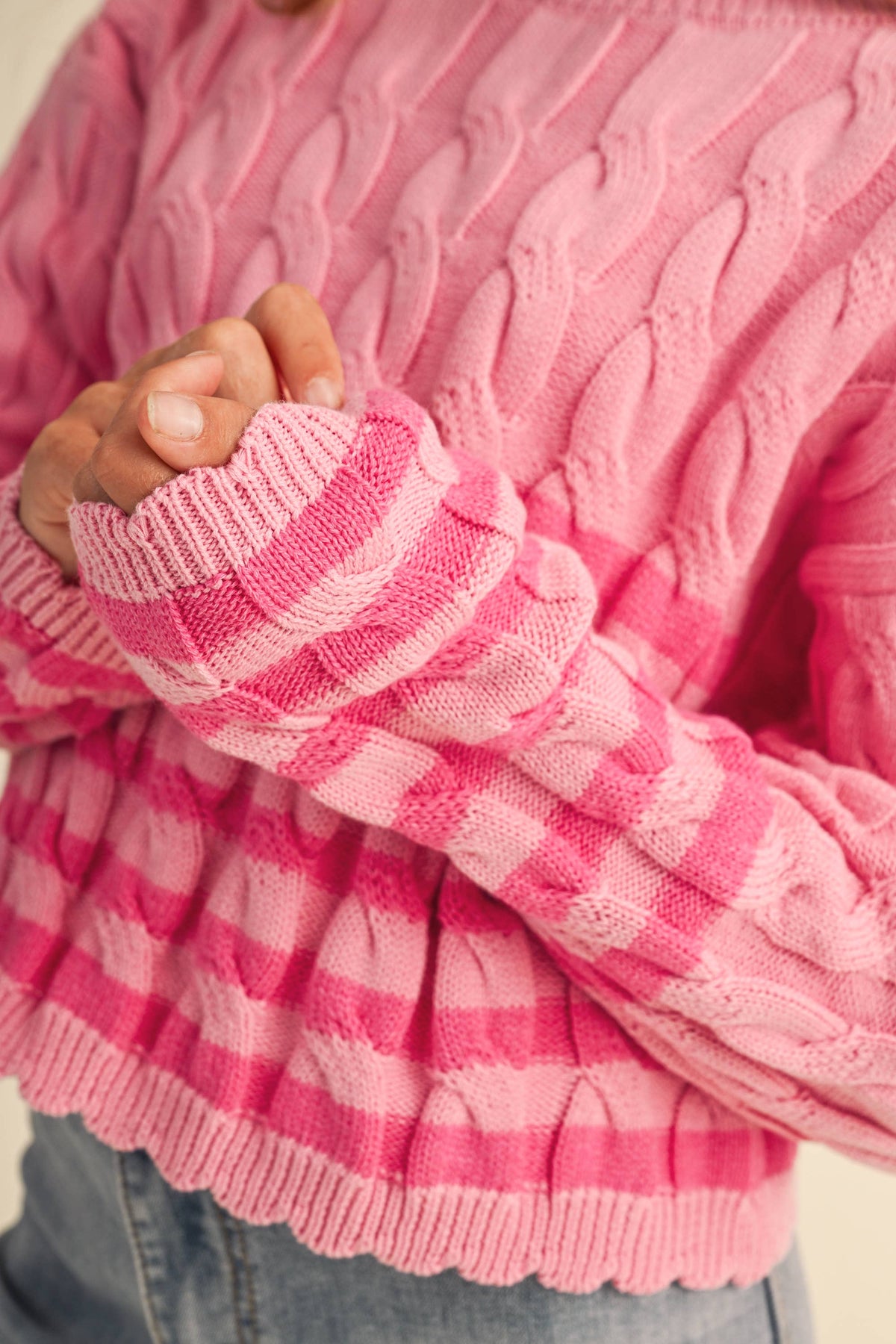 Lovely Pink Sweater