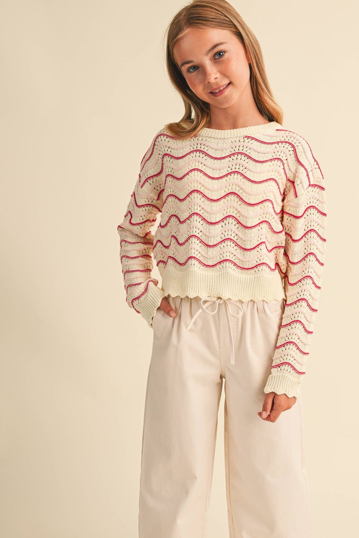 Wendi Wavy Sweater