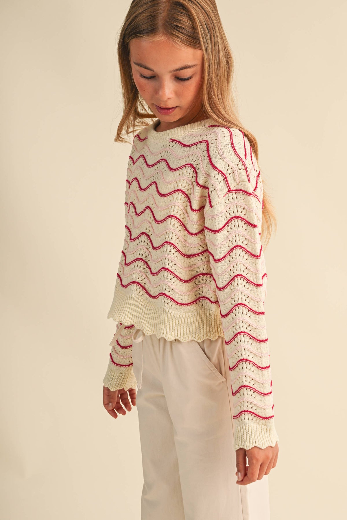 Wendi Wavy Sweater