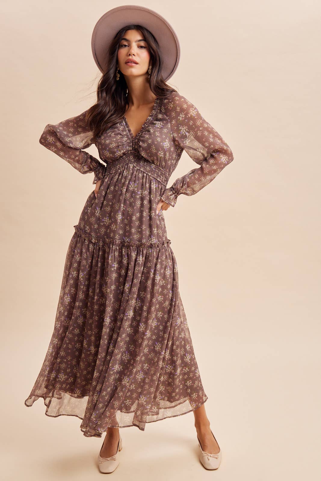 Elegant Floral Dress