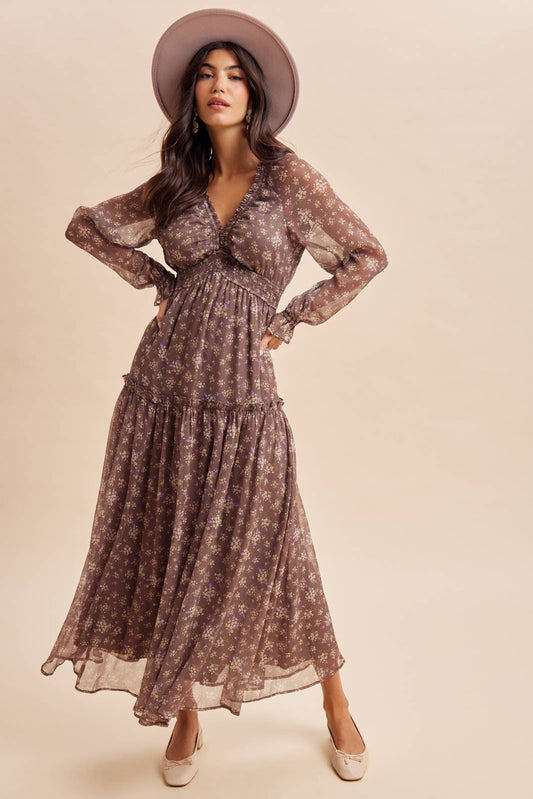 Elegant Floral Dress