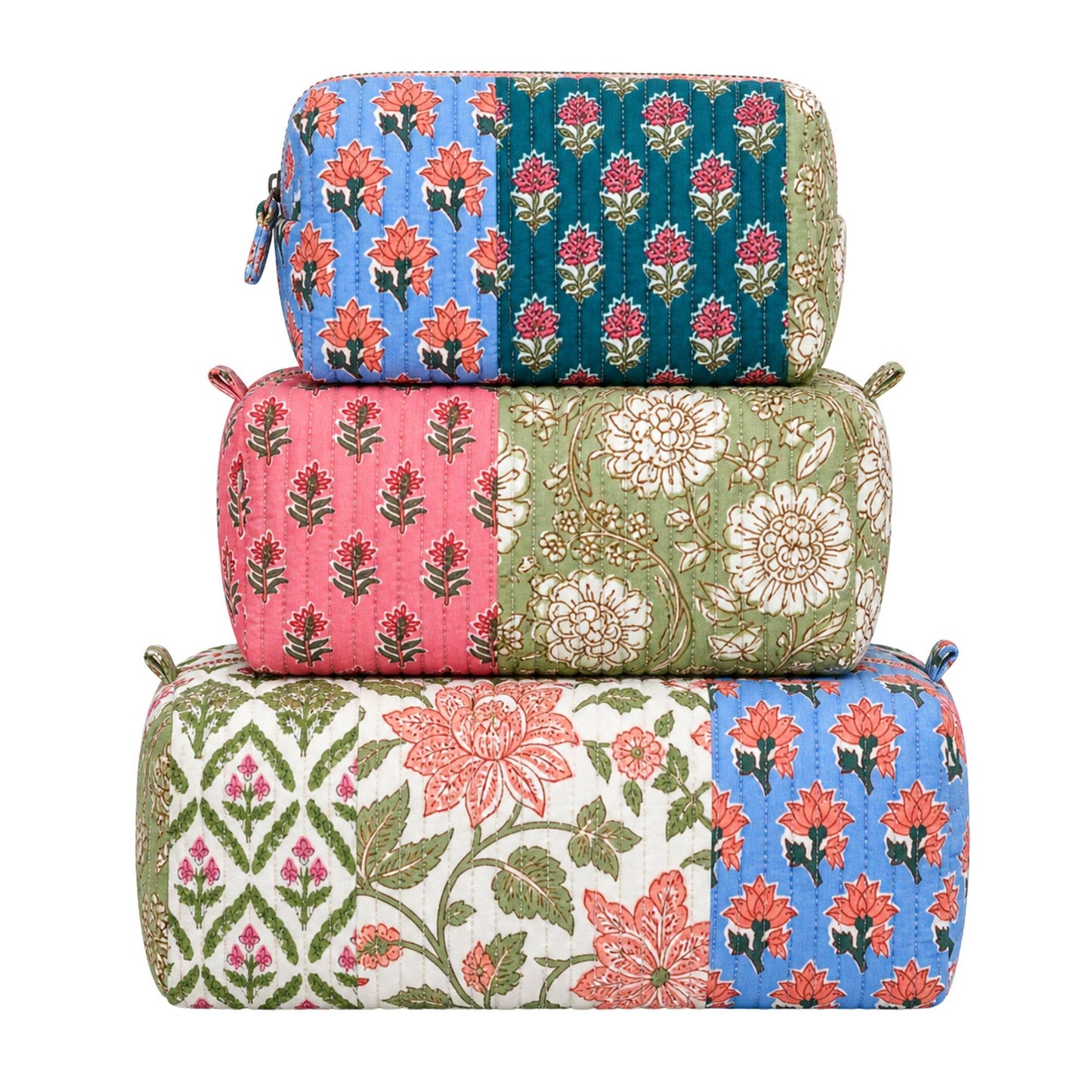 Multicolor Patchwork Quilted Bag