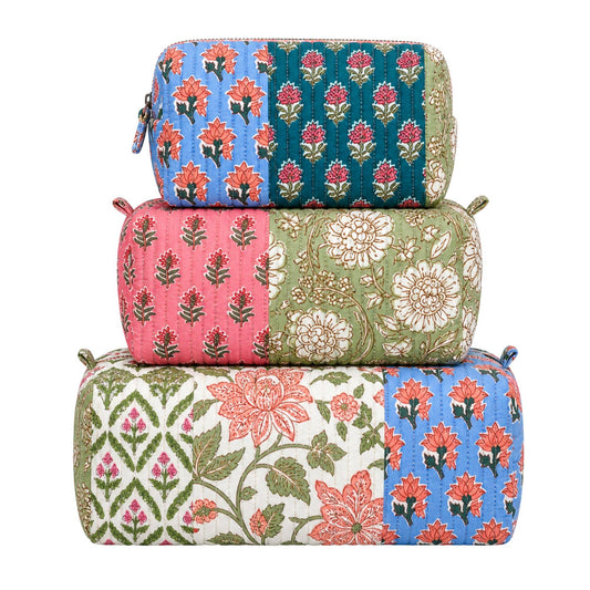 Multicolor Patchwork Quilted Bag