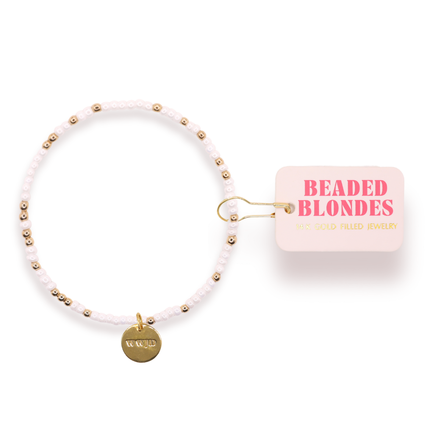 WWJD Charm Bracelet on Color