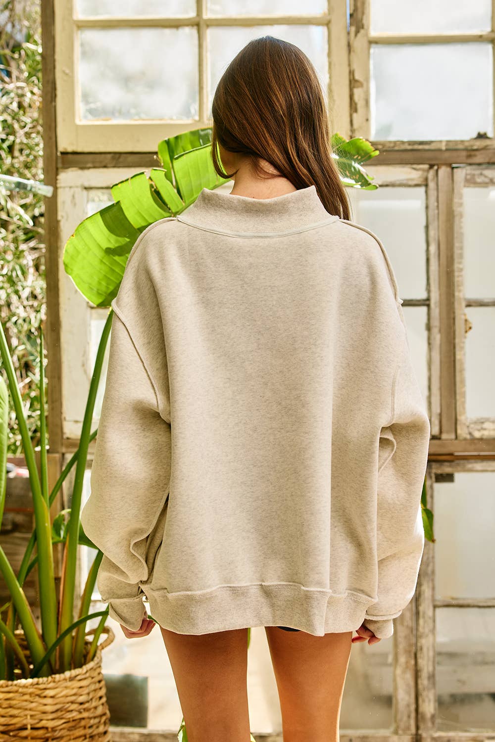 'ALABAMA' Embroidered Mock Neck