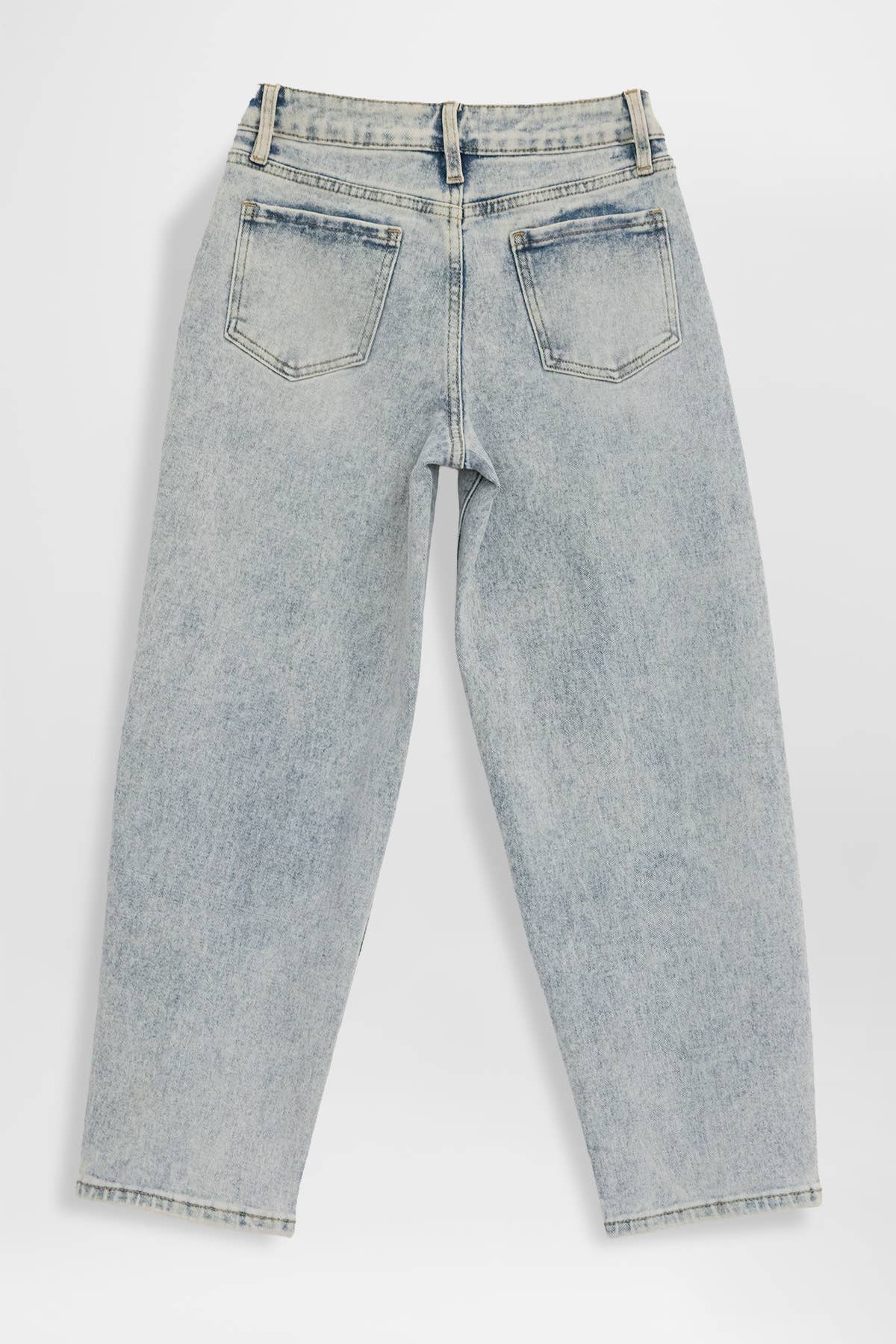 Layla Bow Print Barrel Jean
