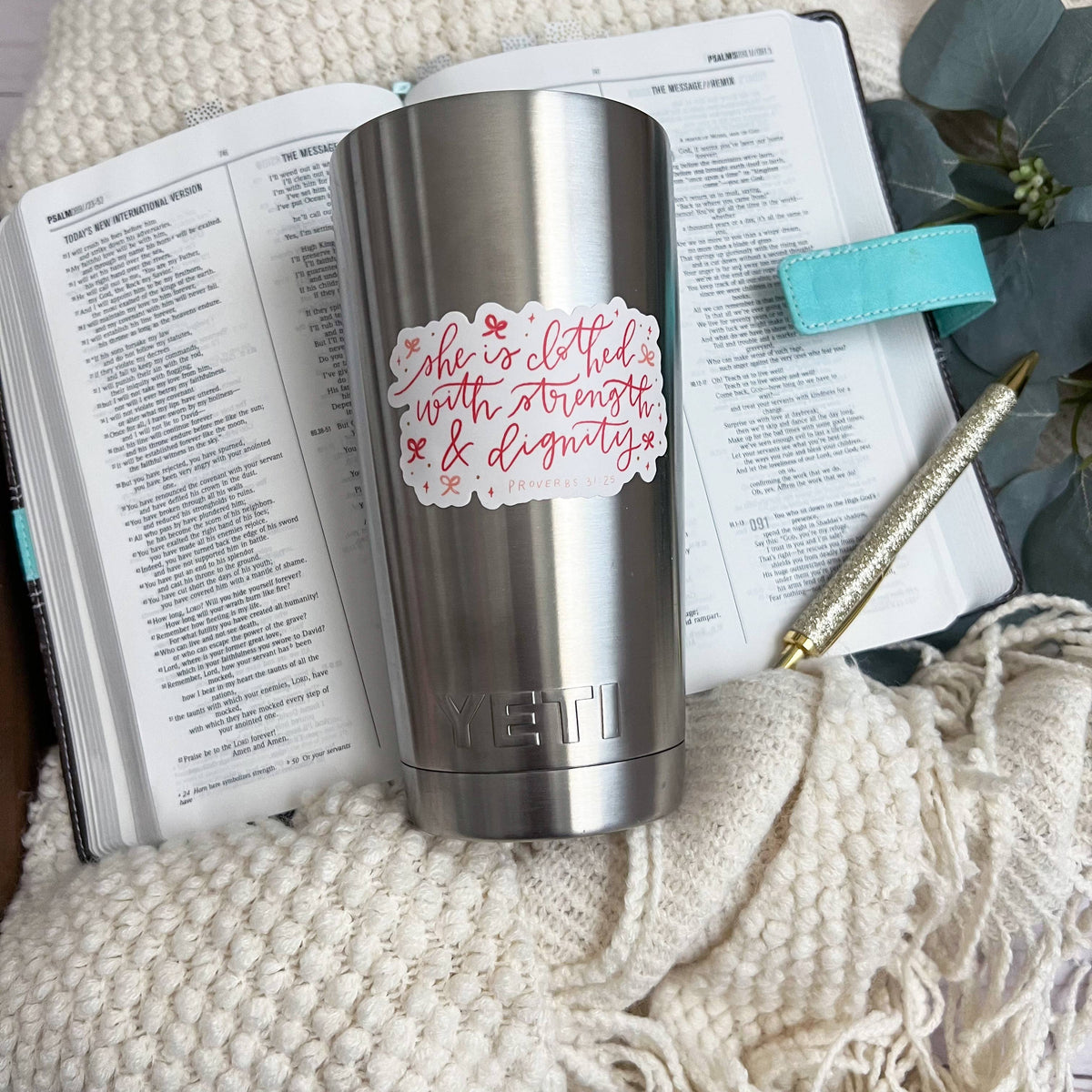 Proverbs 31 sticker | Bible journaling