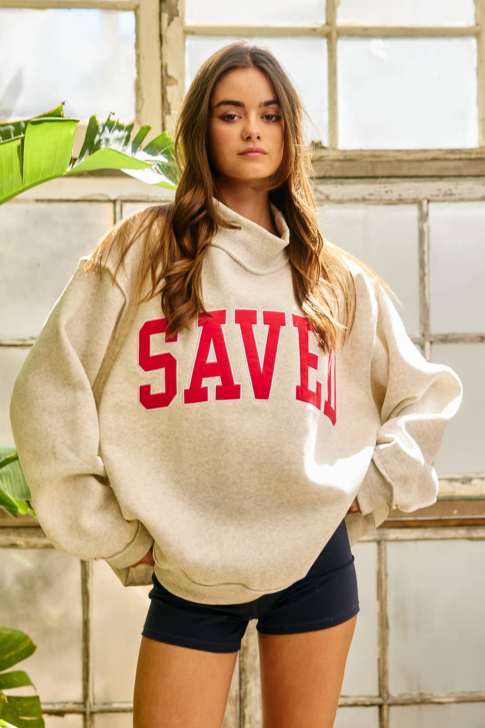 SAVED Embroidered Sweatshirt