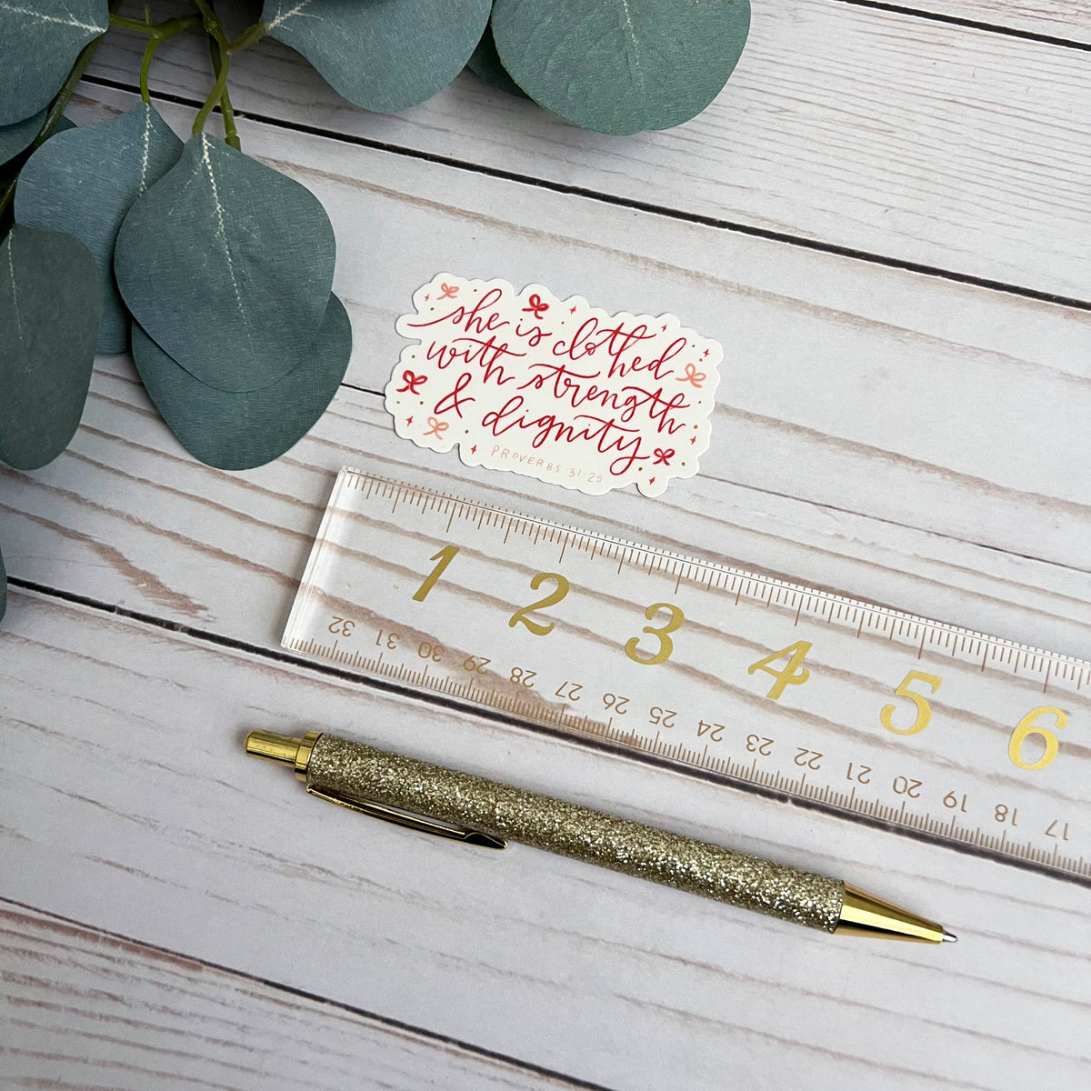 Proverbs 31 sticker | Bible journaling