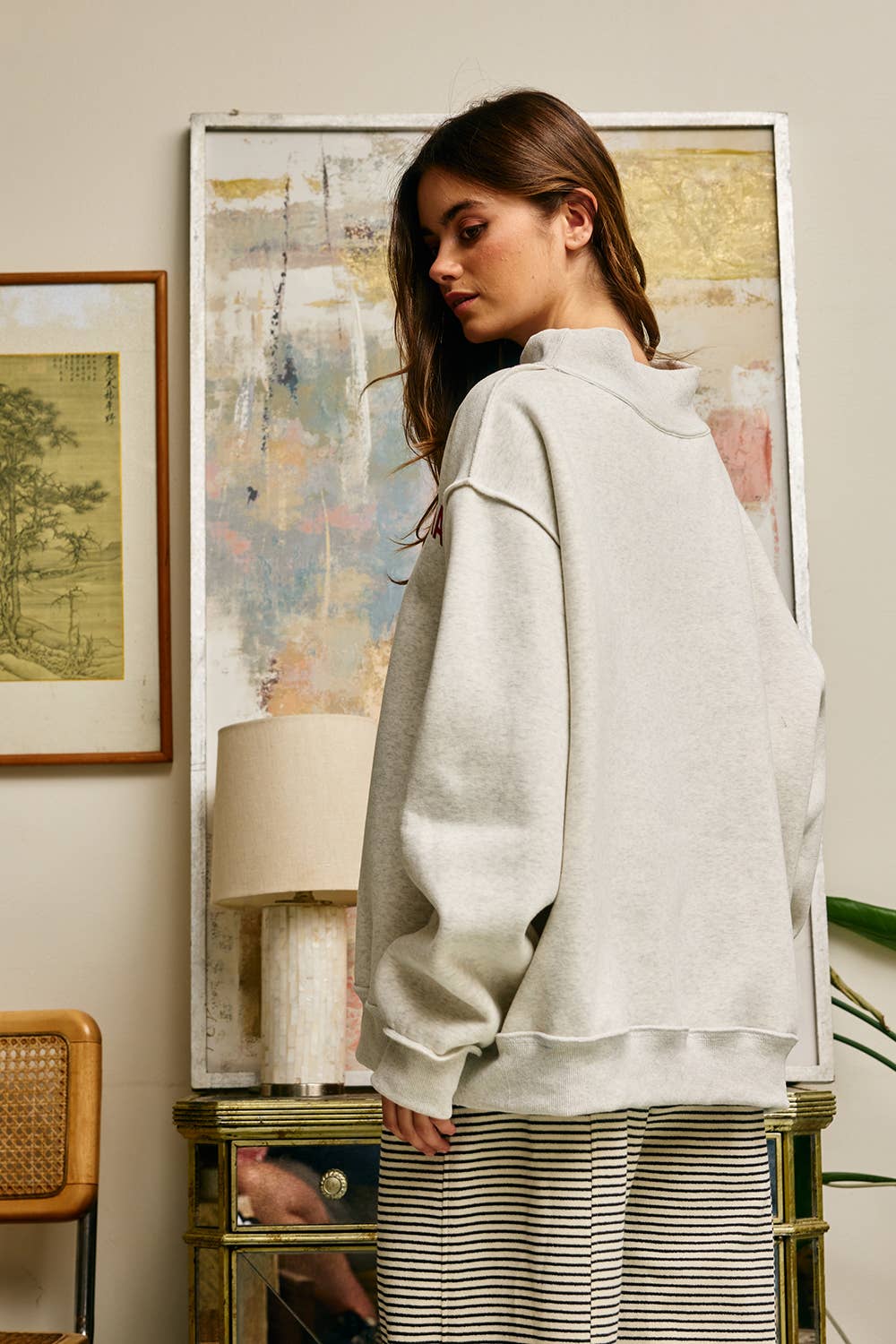 "GEORGIA" Mock Neck