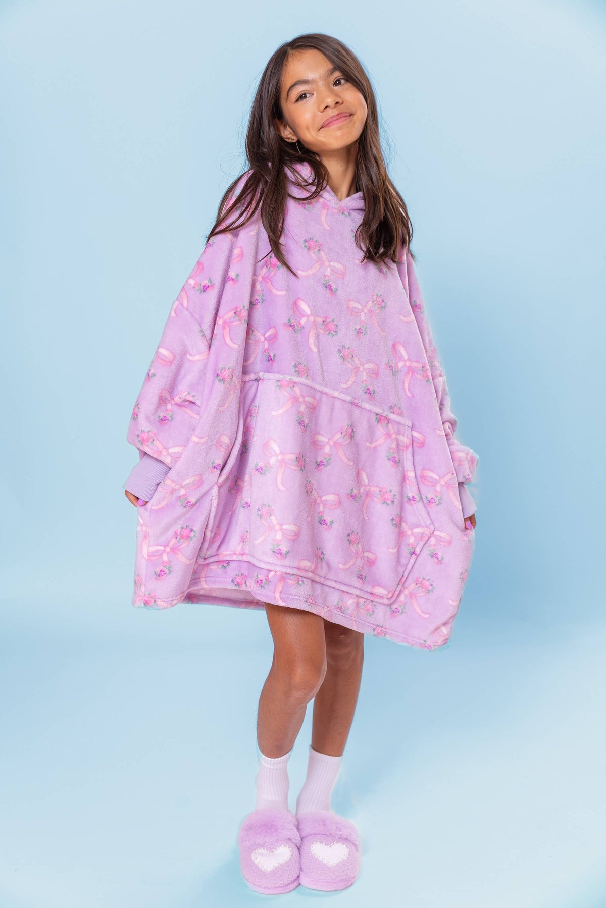 Lovely Lilac Oversized Blanket Hoodie