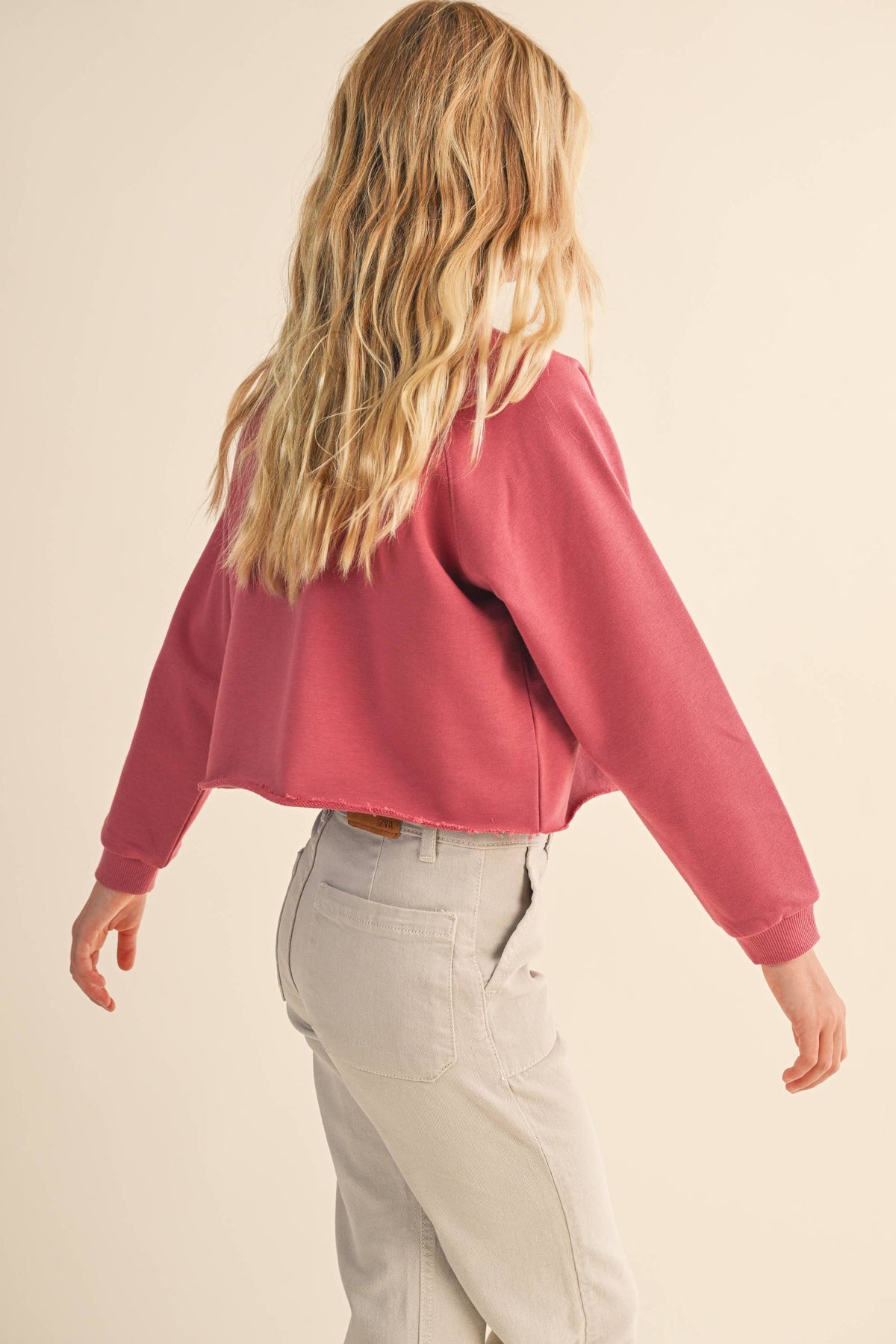 Paris Cropped Sweatshirt