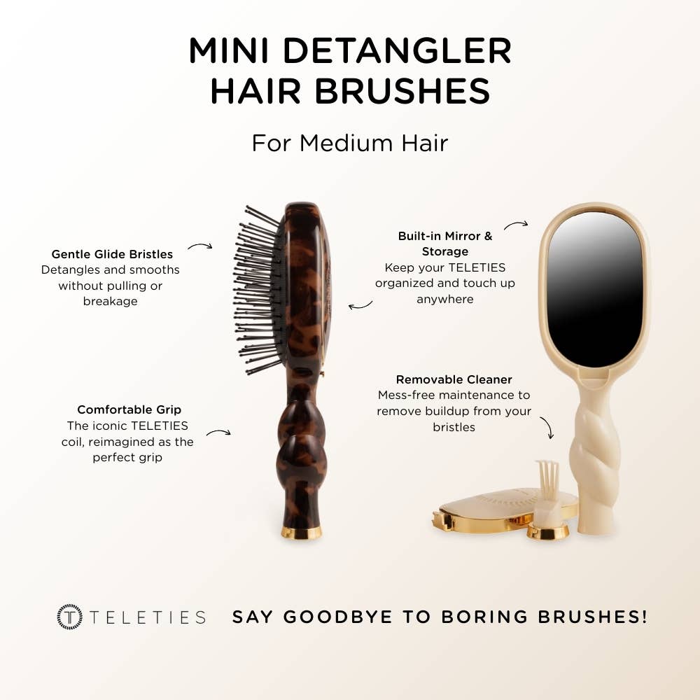 Mini Detangler Brush | Tan | Medium