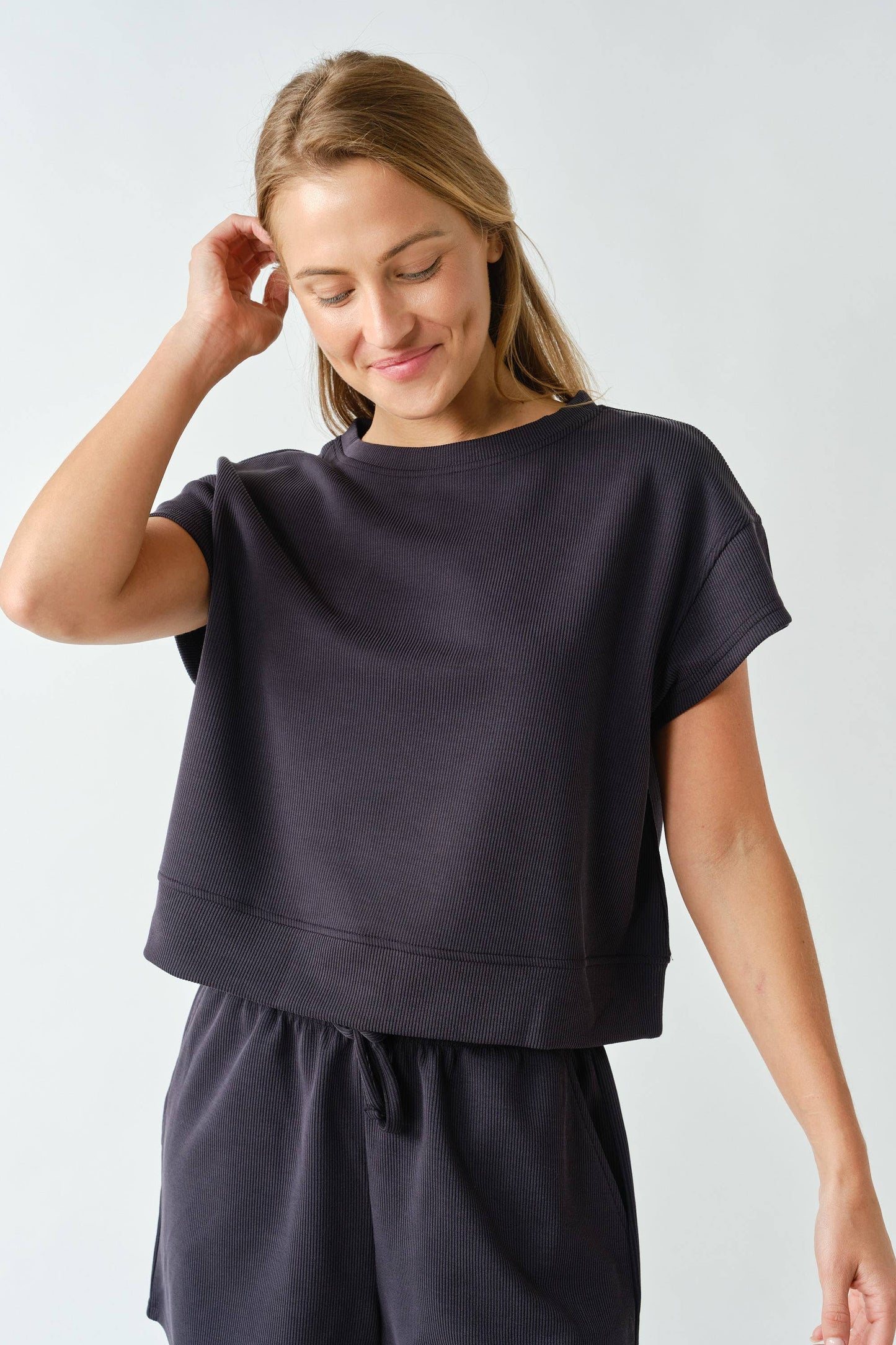 Luxe Rib Tee Set